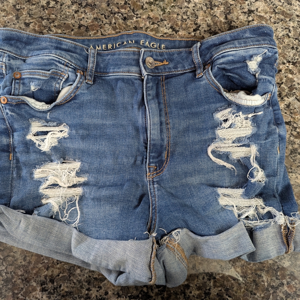 American Eagle Blue Denim Shorts